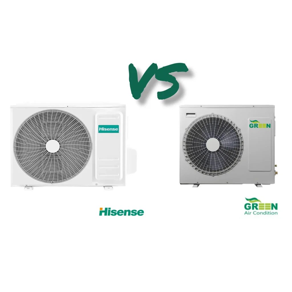 مقایسه کولر گازی هایسنس و گرین