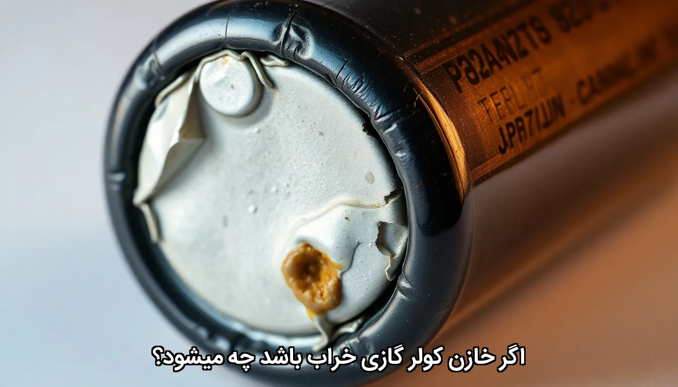 خرابی خازن کولر گازی
